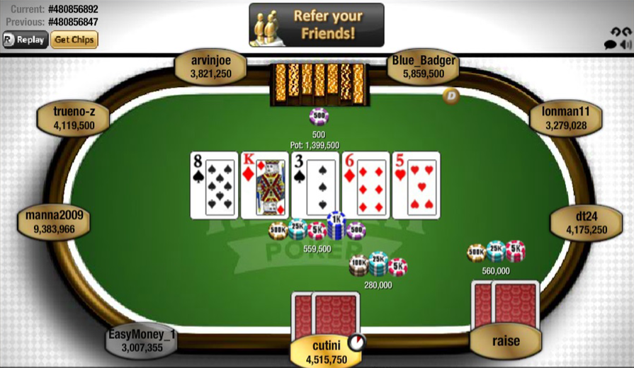 Poker online texas holdem gratis